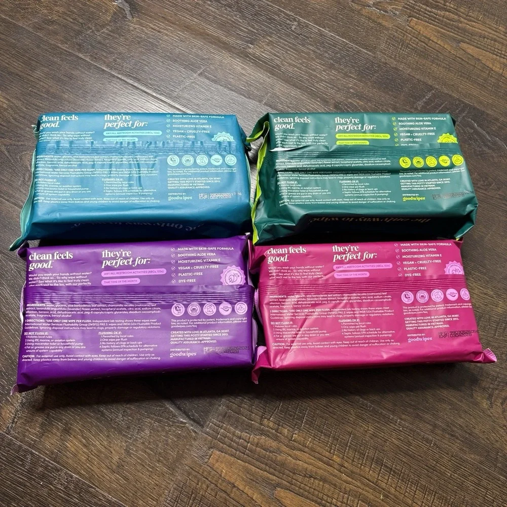 Goodwipes flushable wipes